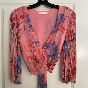 alice +  olivia Floral Blouse